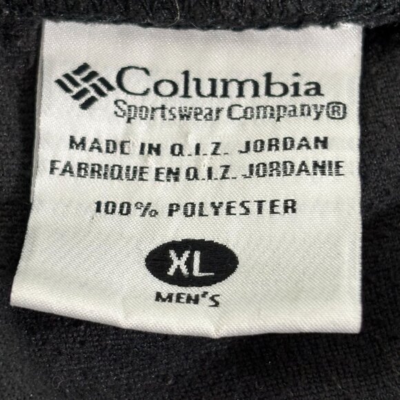 Columbia Mens Black Fleece Pullover Long Sleeve XL 100% Polyester - Picture 7 of 7